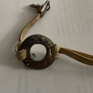 Danon Leather Bracelet with Kabbalistic Names